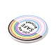 Rainbow Color Acrylic Pendants OACR-H024-04-3