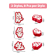 DICOSMETIC 24Pcs 3 Styles Cute Bunny Beads Enamel Rabbit Beads Easter Rabbit Beads Animal Theme Beads Loose Spacer Beads Opaque Acrylic Spacer Beads for DIY Jewelry Making SACR-DC0001-06-2