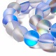 Chapelets de perles en pierre de lune synthétique G-E573-01B-27-3
