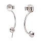925 dado auricolare in argento sterling STER-I014-14S-3