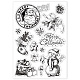 CRASPIRE Clear Silicone Stamps Christmas Snowman Clear Stamps for Card Making DIY-WH0167-56-1058-8