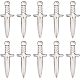 SUNNYCLUE 1 Box 20Pcs Knife Charms Bulk Dagger Charm Stainless Steel Daggers Charms Metal Swords Weapons Charms for Jewelry Making Charm Women Adults DIY Necklaces Earrings Bracelets Keychain Crafts STAS-SC0004-40-1