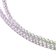 Fili di perle di vetro di colore sfumato trasparente GLAA-H021-01A-02-3