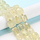 Chapelets de perles de quartz citron naturel G-B065-A10-2