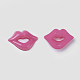 Cabochons de acrílico con forma de labios BUTT-E024-A-M-2