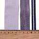 9 ヤード 3 スタイルのポリエステル リボン  DIY手作りクラフト用  髪のちょう結びとギフトの装飾  紫のカラーパレット  ライラック  3/8~1-5/8 インチ (10~40mm) 約 3 ヤード/スタイル SRIB-C002-07G-4