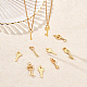 Beebeecraft 20Pcs 5 Style Key Charms 18K Gold Plated Skeleton Key Set Charms Pendants Craft Supplies for DIY Bracelet Jewelry Finding Making FIND-BBC0001-36-5