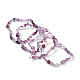 Natural Mixed Quartz Bead Stretch Bracelets BJEW-K213-60-1