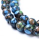 Chapelets de perles en turquoise synthétique G-G778-01A-3