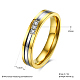 Regali di san valentino anelli per coppia in acciaio al titanio con zirconi cubici per donna RJEW-BB16382-6G-3