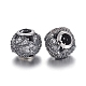 Cava 925 perle europee in argento sterling OPDL-L017-070TAS-2