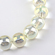 Chapelets de perles en verre électroplaqué EGLA-Q062-8mm-A02-2