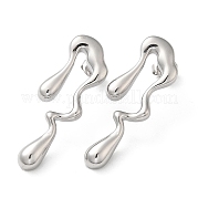 Серьги-гвоздики из нержавеющей стали 304 STAS-Q252-31P