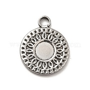 Подвеска-кабошон из нержавеющей стали 304 STAS-I694-02P