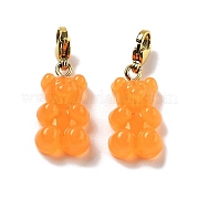 Подвесные украшения из смолы в виде медведя STAS-M092-01G-08