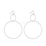 Серьги-подвески из нержавеющей стали 304 EJEW-L237-02P
