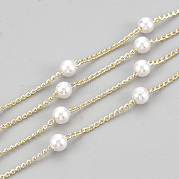 Handmade abs пластмасса имитация жемчужина бисера цепочки CHC-S004-08G