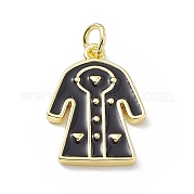 Подвески из латуни с эмалью в стойку KK-B065-18G-03