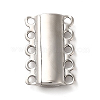 Wholesale PandaHall Elite 2pcs 304 Stainless Steel Matte Magnetic Bracelet  Clasps for Jewelry Making 