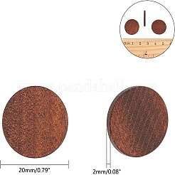 Расписные деревянные кабошоны&nbsp;WOOD-NB0001-30