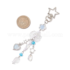 Подвесные украшения из стекла в виде медузы&nbsp;HJEW-JM02962-02