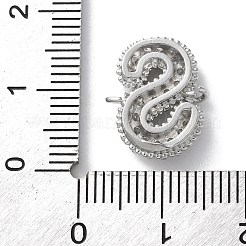 Maglie in ottone micro pavé di zirconi cubici&nbsp;KK-I717-04S-P