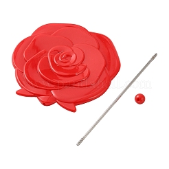 Miroirs de poche en verre en forme de rose&nbsp;GL-CBAE5B0-01