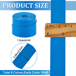 9 Stück 9 Farben Anti-Rutsch-Overgrip aus PU-Leder für Tennisschläger&nbsp;DIY-CN0002-76