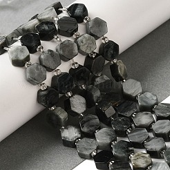 Натуральный орлиный глаз бусы&nbsp;G-P534-A14-01