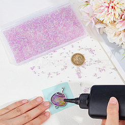 200 г прозрачных стеклянных бусин&nbsp;FIND-OC0003-70