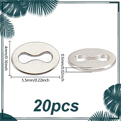 20 Stück 925 Sterlingsilber-Kettenlaschen&nbsp;STER-BC0002-87P