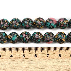 Природный агат бисер нитей&nbsp;G-U030-C01-10mm