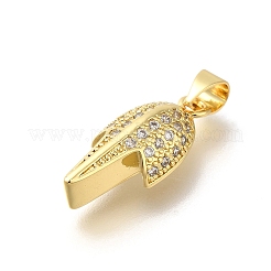 Реечное покрытие латунь с подвесками из кубического циркония&nbsp;KK-Z086-35G