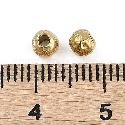 Strukturierte Perlen aus chirurgischem Edelstahl 316&nbsp;STAS-M106-01B-G