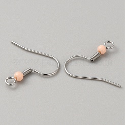 Crochets de boucles d'oreilles en acier inoxydable 304&nbsp;STAS-WH0027-64P-02