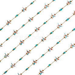 Catene a maglie a stella marina in acciaio inossidabile 316 fatte a mano da 1 m&nbsp;CHS-TA0001-67B