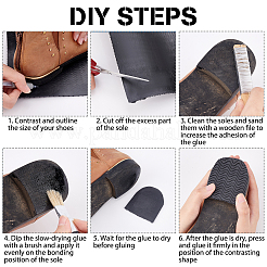 Schuhsohlenreparatur Gummisohlen Aufkleber&nbsp;DIY-WH0321-61