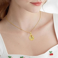 10шт 2 цвета латунные подвески&nbsp;KK-YW0004-34