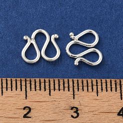 925 стерлинговое серебро с фигурными застежками&nbsp;STER-K177-06A-S