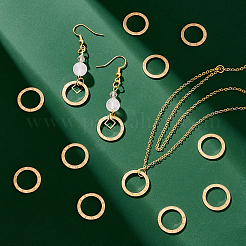 50 шт. латунные соединительные кольца в тибетском стиле&nbsp;KK-PH0004-06