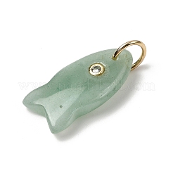 Pendentifs en aventurine vert naturel&nbsp;X-G-A297-01G-07