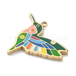 Подвески из нержавеющей стали 304 с эмалью&nbsp;LS-STAS-G374-01G-12