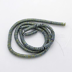 Гальванизировать немагнитных синтетический гематит бисер пряди G-J216F-07