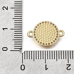 Religion Messing Micro Pave klare Zirkonia Verbindungsstück Charms&nbsp;KK-G602-07G-03