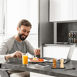 1 шт. деревянная подставка для мельницы для перца&nbsp;AJEW-GF0009-07B