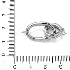 Овальные латунные раскладывающиеся застежки&nbsp;KK-Z143-20P