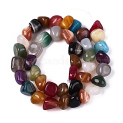 Природный агат бисер нитей&nbsp;X-G-T142-66