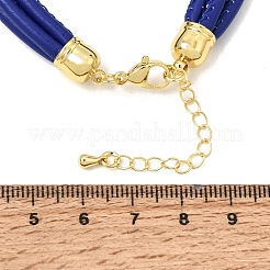 Braccialetti in pelle microfibra e cordino multistrato&nbsp;FB-CBA983F-01G-09