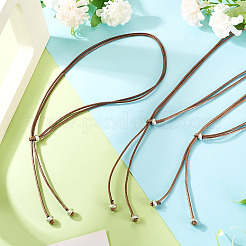 Изготовление ожерелья-слайдера из вощеного полиэфирного шнура&nbsp;NJEW-TAC0018-01