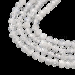 Бусины из натурального радужного лунного камня&nbsp;G-G0005-D02-01